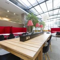 EVERGREEN à Montrouge:Les différentes salles pour déjeuner de l'espace Forum