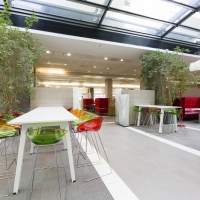 EVERGREEN à Montrouge:Les différentes salles pour déjeuner de l'espace Forum