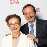 Michel-Edouard Leclerc et Hélène Leclerc